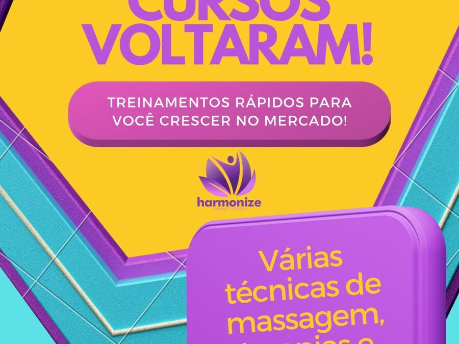 Nossos cursos voltaram em 2024